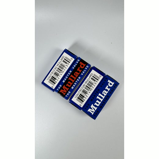 Подобранная пара Mullard 12AU7, ракурс 1